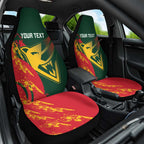 Custom Australia Tasmania Cricket Car Seat Cover Go Tasmanian Tigers - Grunge Style