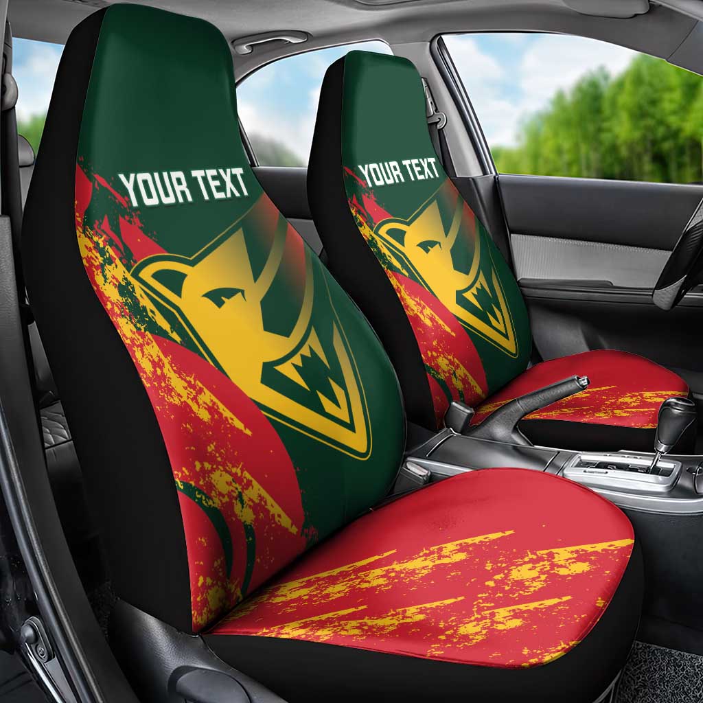 Custom Australia Tasmania Cricket Car Seat Cover Go Tasmanian Tigers - Grunge Style