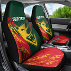 Custom Australia Tasmania Cricket Car Seat Cover Go Tasmanian Tigers - Grunge Style
