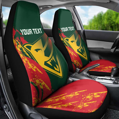 Custom Australia Tasmania Cricket Car Seat Cover Go Tasmanian Tigers - Grunge Style