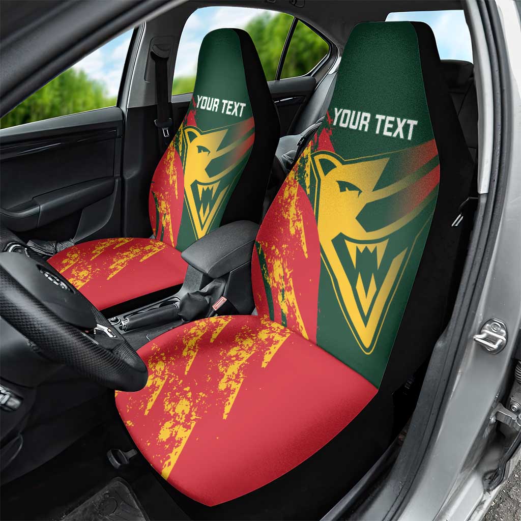 Custom Australia Tasmania Cricket Car Seat Cover Go Tasmanian Tigers - Grunge Style