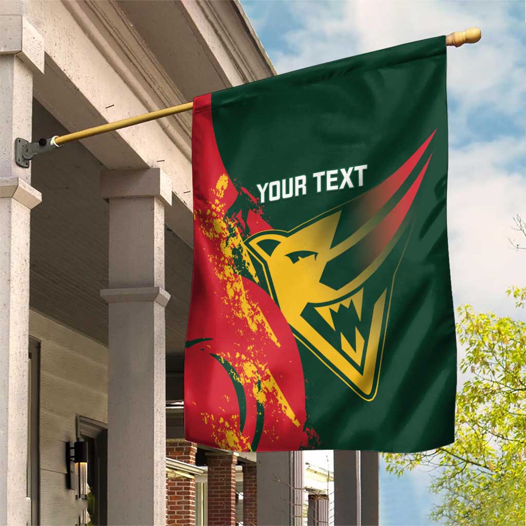 Custom Australia Tasmania Cricket Garden Flag Go Tasmanian Tigers - Grunge Style