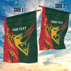 Custom Australia Tasmania Cricket Garden Flag Go Tasmanian Tigers - Grunge Style
