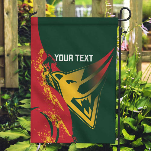 Custom Australia Tasmania Cricket Garden Flag Go Tasmanian Tigers - Grunge Style