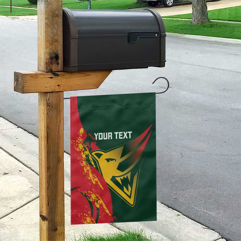 Custom Australia Tasmania Cricket Garden Flag Go Tasmanian Tigers - Grunge Style