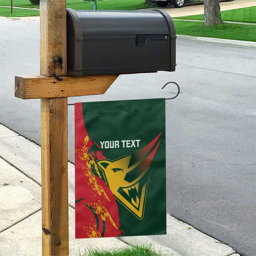 Custom Australia Tasmania Cricket Garden Flag Go Tasmanian Tigers - Grunge Style