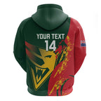 Custom Australia Tasmania Cricket Hoodie Go Tasmanian Tigers - Grunge Style