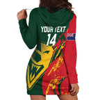 Custom Australia Tasmania Cricket Hoodie Dress Go Tasmanian Tigers - Grunge Style