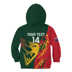 Custom Australia Tasmania Cricket Kid Hoodie Go Tasmanian Tigers - Grunge Style