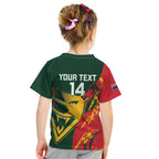 Custom Australia Tasmania Cricket Kid T Shirt Go Tasmanian Tigers - Grunge Style