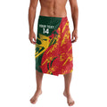 Custom Australia Tasmania Cricket Lavalava Go Tasmanian Tigers - Grunge Style