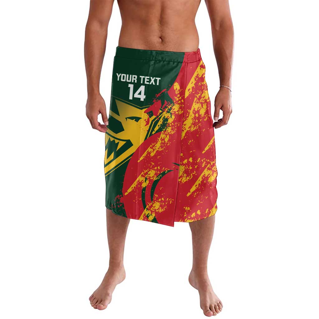 Custom Australia Tasmania Cricket Lavalava Go Tasmanian Tigers - Grunge Style