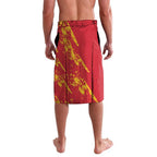 Custom Australia Tasmania Cricket Lavalava Go Tasmanian Tigers - Grunge Style
