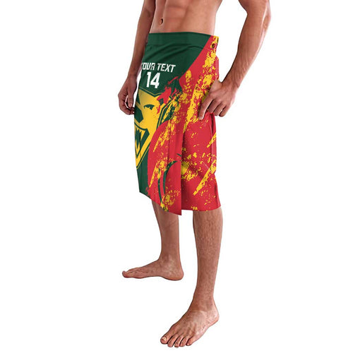 Custom Australia Tasmania Cricket Lavalava Go Tasmanian Tigers - Grunge Style