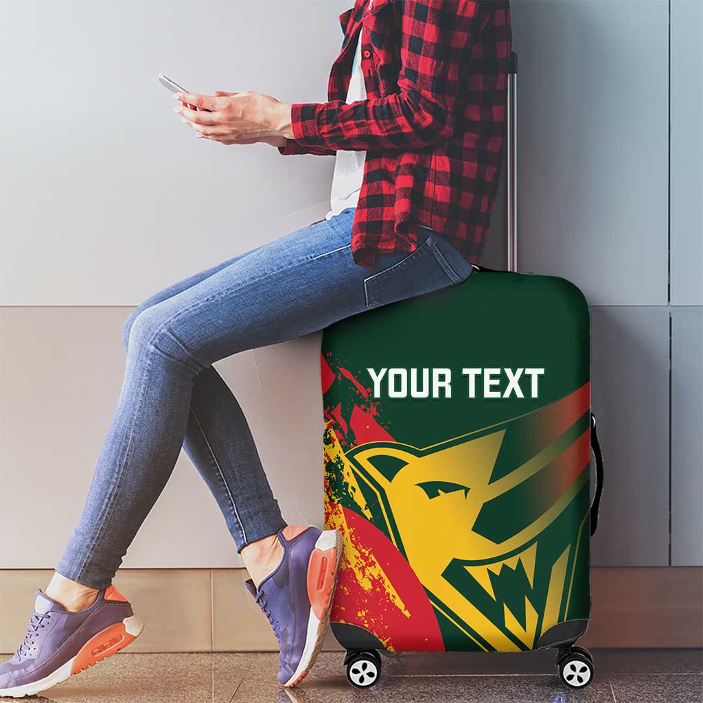 Custom Australia Tasmania Cricket Luggage Cover Go Tasmanian Tigers - Grunge Style