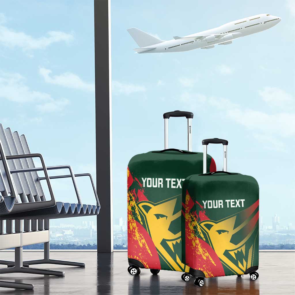Custom Australia Tasmania Cricket Luggage Cover Go Tasmanian Tigers - Grunge Style