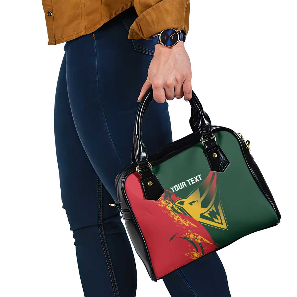 Custom Australia Tasmania Cricket Shoulder Handbag Go Tasmanian Tigers - Grunge Style