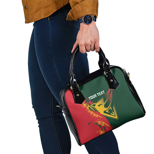 Custom Australia Tasmania Cricket Shoulder Handbag Go Tasmanian Tigers - Grunge Style