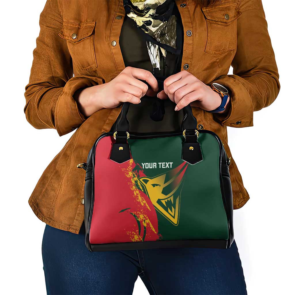 Custom Australia Tasmania Cricket Shoulder Handbag Go Tasmanian Tigers - Grunge Style