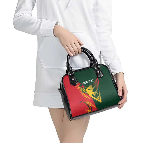 Custom Australia Tasmania Cricket Shoulder Handbag Go Tasmanian Tigers - Grunge Style
