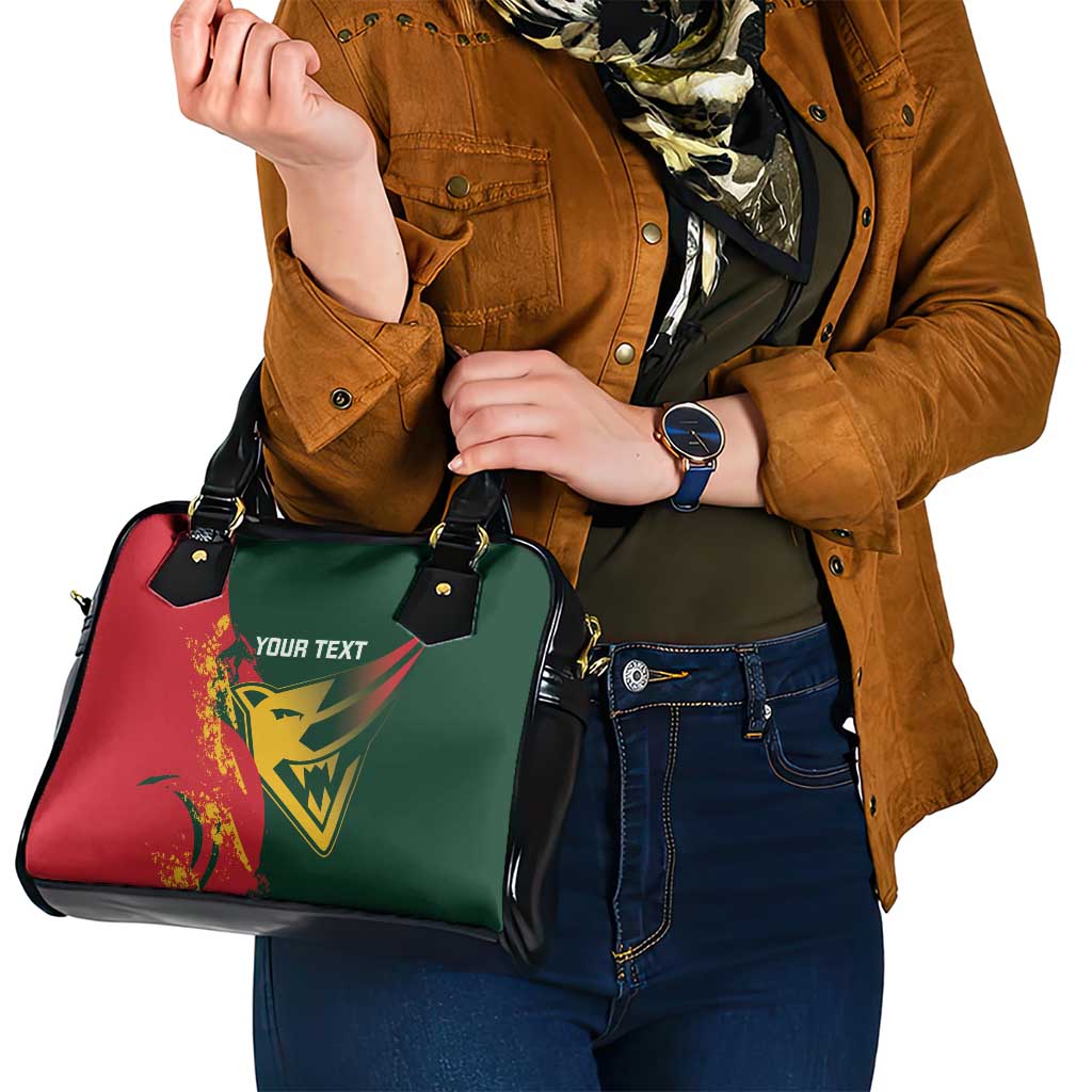 Custom Australia Tasmania Cricket Shoulder Handbag Go Tasmanian Tigers - Grunge Style