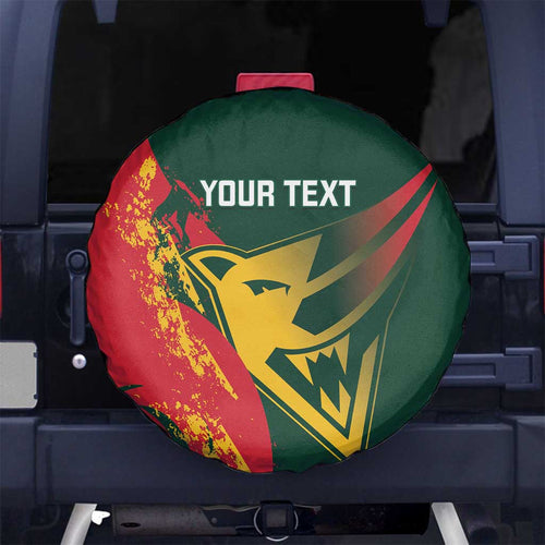 Custom Australia Tasmania Cricket Spare Tire Cover Go Tasmanian Tigers - Grunge Style