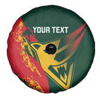 Custom Australia Tasmania Cricket Spare Tire Cover Go Tasmanian Tigers - Grunge Style