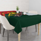 Custom Australia Tasmania Cricket Tablecloth Go Tasmanian Tigers - Grunge Style