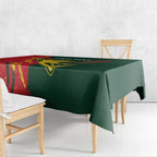 Custom Australia Tasmania Cricket Tablecloth Go Tasmanian Tigers - Grunge Style