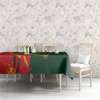 Custom Australia Tasmania Cricket Tablecloth Go Tasmanian Tigers - Grunge Style
