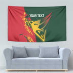 Custom Australia Tasmania Cricket Tapestry Go Tasmanian Tigers - Grunge Style