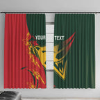 Custom Australia Tasmania Cricket Window Curtain Go Tasmanian Tigers - Grunge Style