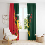 Custom Australia Tasmania Cricket Window Curtain Go Tasmanian Tigers - Grunge Style