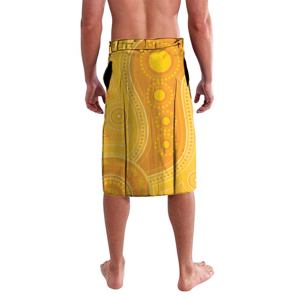 Custom Australia Queensland Cricket Lavalava Go Bulls - Aboriginal Art