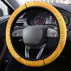 Australia Queensland Cricket Steering Wheel Cover Go Bulls - Aboriginal Art