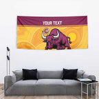 Custom Australia Queensland Cricket Tapestry Go Bulls - Aboriginal Art