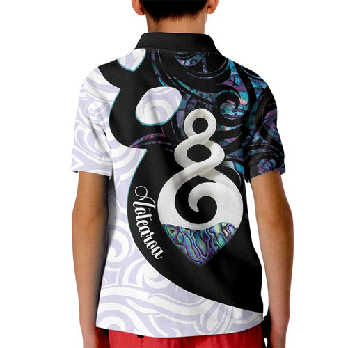 Aotearoa Pikorua Kid Polo Shirt NZ Twist - Bond And Love