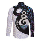 Aotearoa Pikorua Long Sleeve Button Shirt NZ Twist - Bond And Love