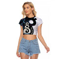 Aotearoa Pikorua Raglan Cropped T Shirt NZ Twist - Bond And Love