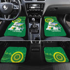 Custom Australia Lacrosse Car Mats Go Aussie Shark Aboriginal Art