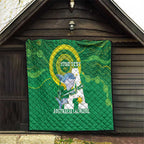 Custom Australia Lacrosse Quilt Go Aussie Shark Aboriginal Art