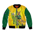 Personalised Australia Lacrosse Bomber Jacket Go Aussie Kangaroo Dynamic Style