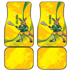 Personalised Australia Lacrosse Car Mats Go Aussie Kangaroo Dynamic Style
