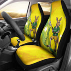 Personalised Australia Lacrosse Car Seat Cover Go Aussie Kangaroo Dynamic Style