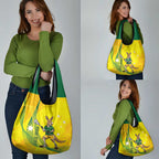 Personalised Australia Lacrosse Grocery Bag Go Aussie Kangaroo Dynamic Style