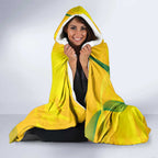 Personalised Australia Lacrosse Hooded Blanket Go Aussie Kangaroo Dynamic Style
