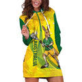 Personalised Australia Lacrosse Hoodie Dress Go Aussie Kangaroo Dynamic Style