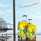 Personalised Australia Lacrosse Luggage Cover Go Aussie Kangaroo Dynamic Style
