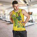 Personalised Australia Lacrosse Men Tank Top Go Aussie Kangaroo Dynamic Style