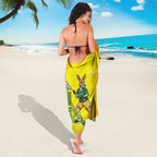 Personalised Australia Lacrosse Sarong Go Aussie Kangaroo Dynamic Style